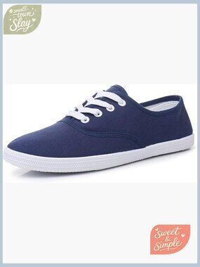 Rainbow Lace Up Canvas Fashion Sneakers - Breathable Padded Insole
